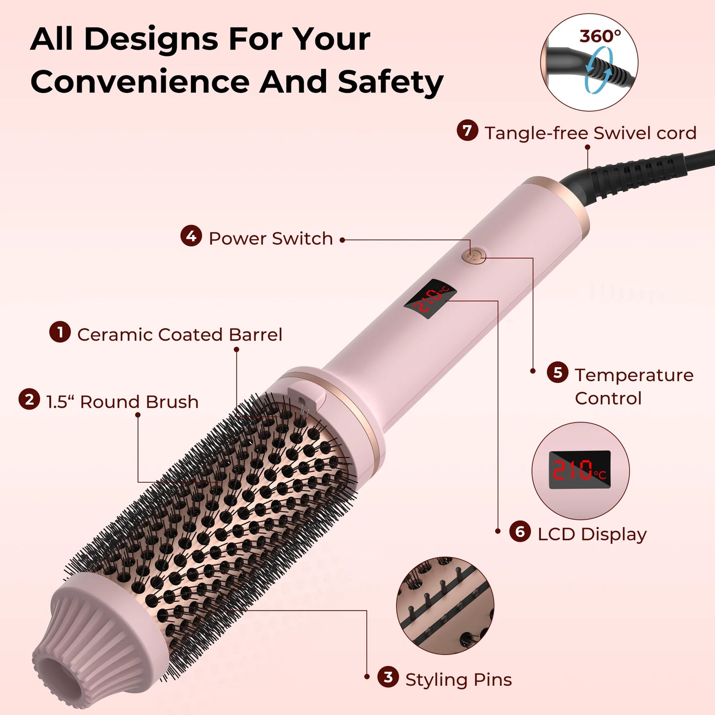 Salon-Style Thermal Brush